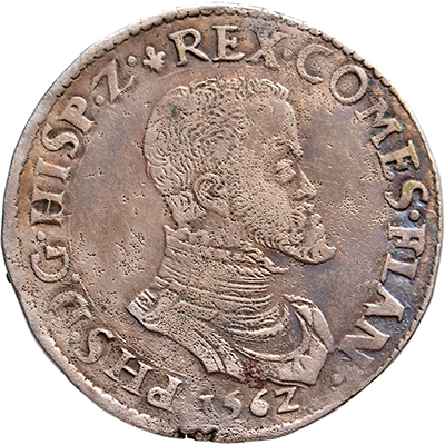 1/2 Philipsdaalder Vlaanderen, Brugge 1562