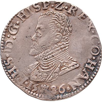 1/2 Philipsdaalder Henegouwen 1586