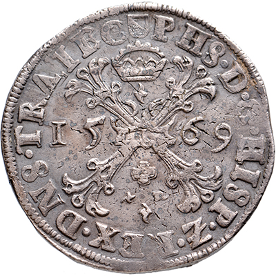 Bourgondische kruisdaalder Utrecht 1569