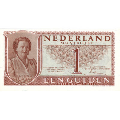 1 gulden 1949 PMG 65 EPQ Specimen perforatie
