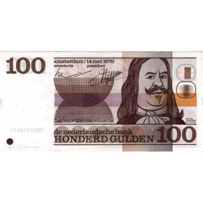 100 gulden 1970 De Ruiter PMG 58 EPQ