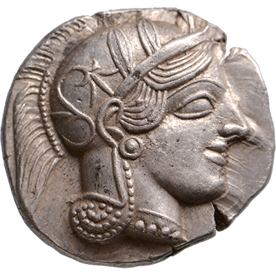 AR Tetradrachm Attica, Athens, 440-420 BC