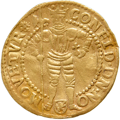 Gouden dukaat Gelderland 1591 Hongaars type