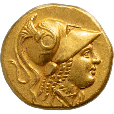 AV Stater Macedon, Alexander III the Great, Salamis, 332-323 BC