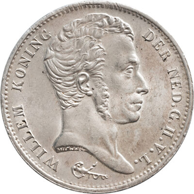 1 gulden 1824Ub Willem I Pr+