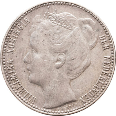 1 gulden 1905 Wilhelmina Pr+