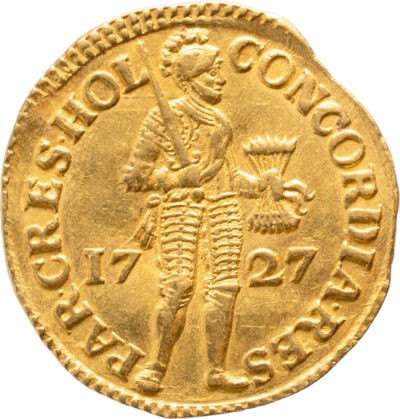 Gouden dukaat Holland 1727