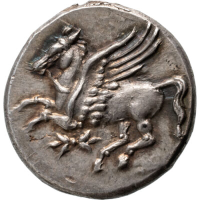 AR Stater Bruttium, Lokroi Epizephyrioi 350-275 BC