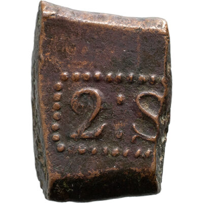 2-stuiver-bonk Lodewijk Napoleon Nederlands Indië 1810