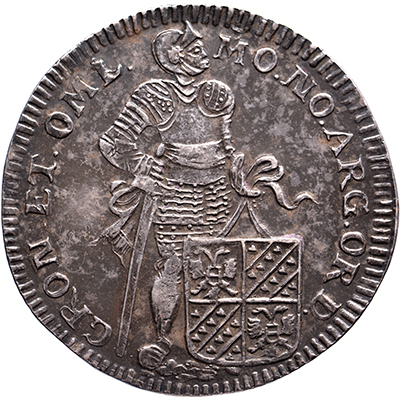 Zilveren dukaat Groningen 1683