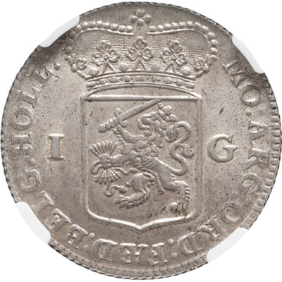 1 gulden Holland 1762 NGC MS 63