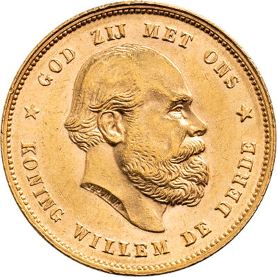10 gulden 1879/77 Willem III Pr