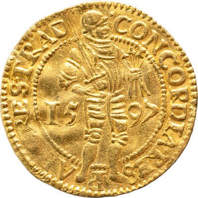 Gouden dukaat Utrecht 1597
