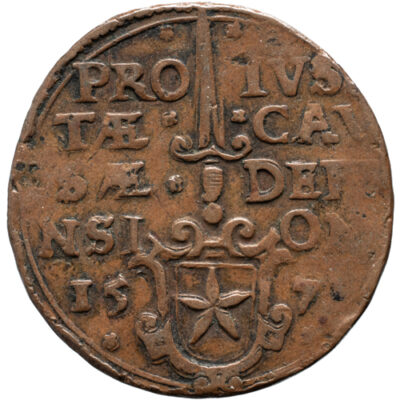 2 stuiver noodmunt Maastricht 1579