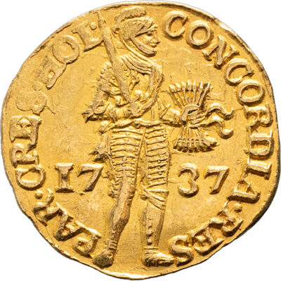 Gouden dukaat Holland 1737