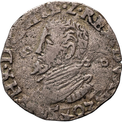 Duit Brabant, Maastricht 1593 IN ZILVER
