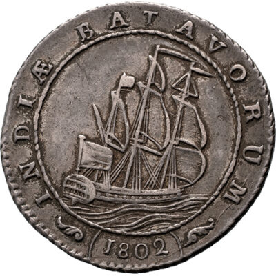 Scheepjesgulden Nederlands Indië 1802