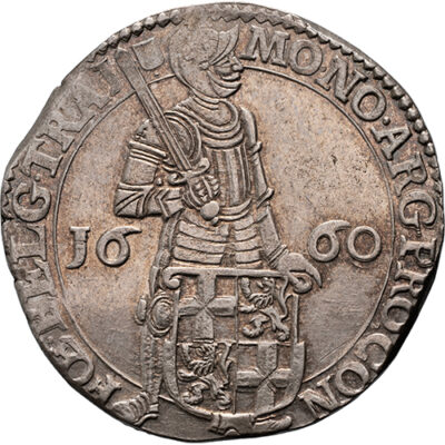 Zilveren dukaat Utrecht 1660