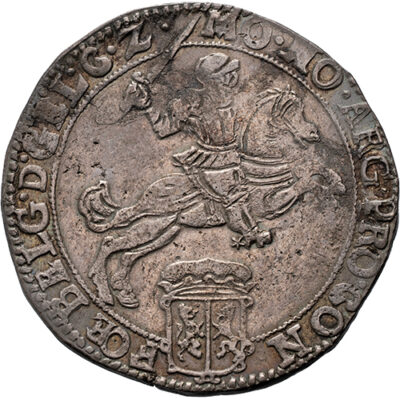 Zilveren rijder of dukaton Gelderland 1664