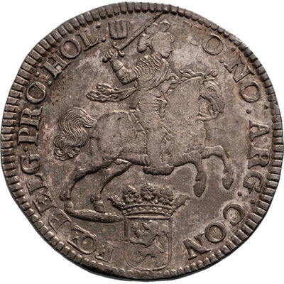 Zilveren rijder of dukaton Holland 1673/72