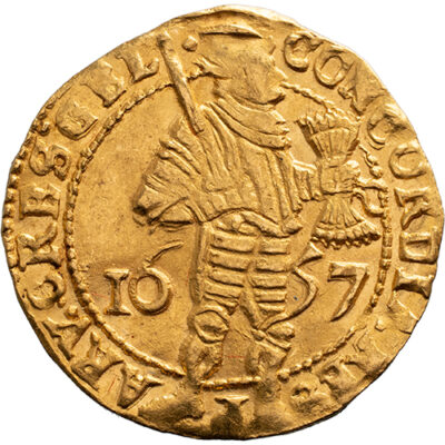 Gouden dukaat Gelderland 1657