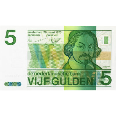 5 gulden 1973 Vondel II PMG 66 EPQ