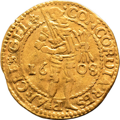 Gouden dukaat Gelderland 1608