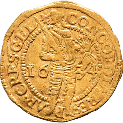 Gouden dukaat Gelderland 1634/24? JAARTALWIJZIGING